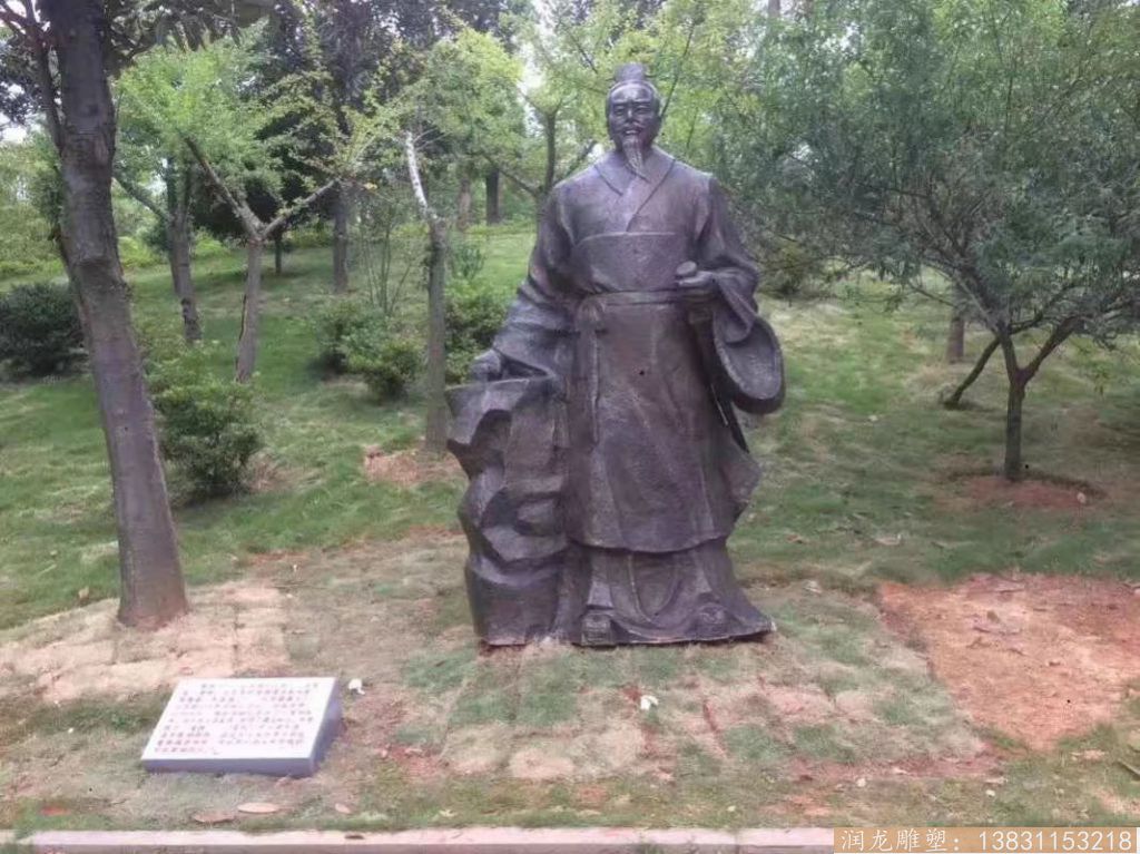 古代人物铜雕塑 公园人物铜雕厂家定制3